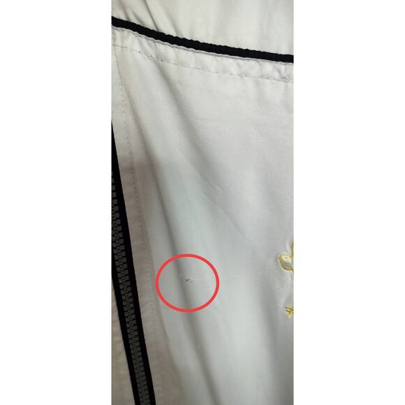 M730) Vintage 90s Men's  FUBU Full Zip Track Windbreaker Jacket Medium - Picture 9 of 13